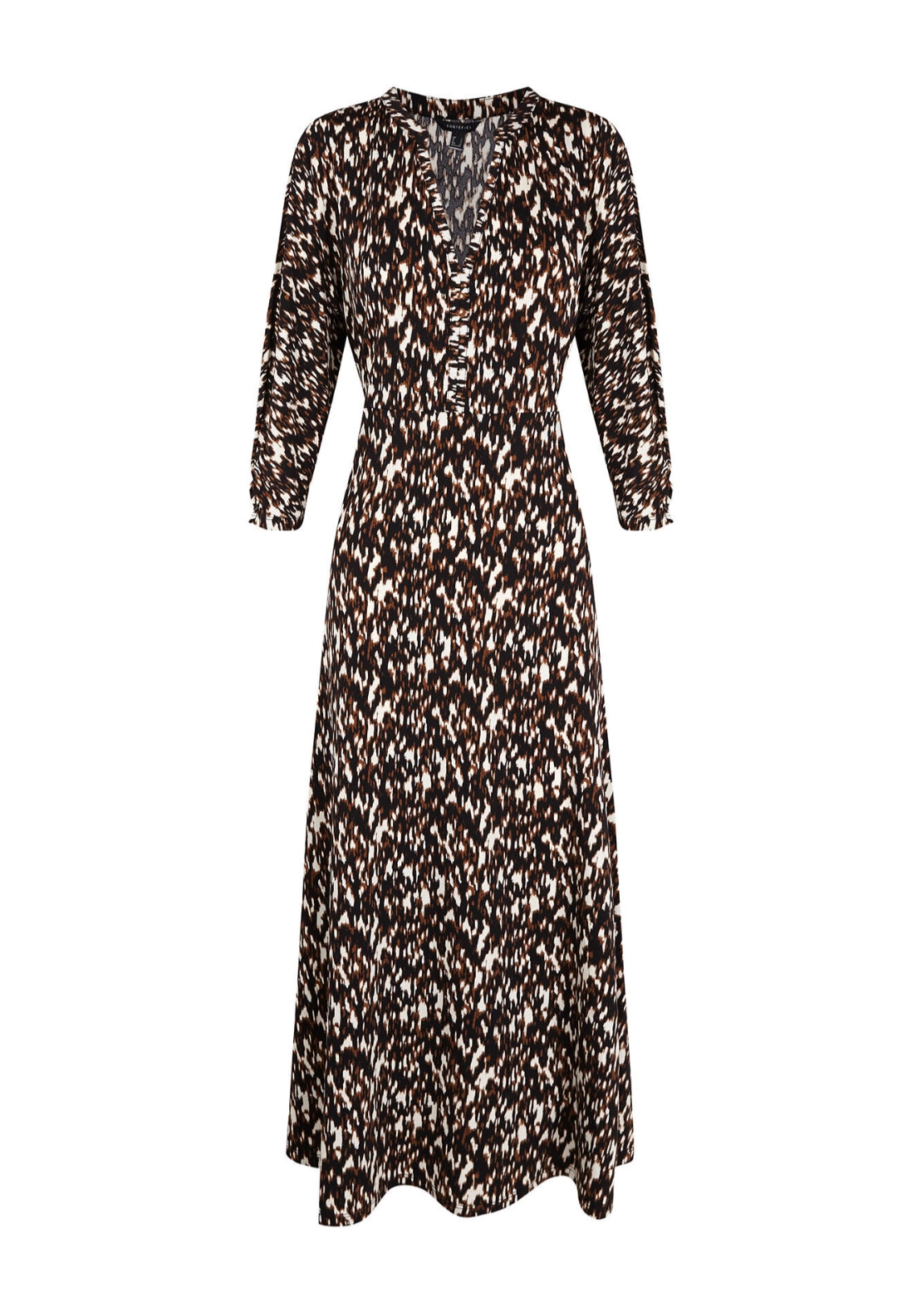 Fluid Stretch Dress - Blue Print