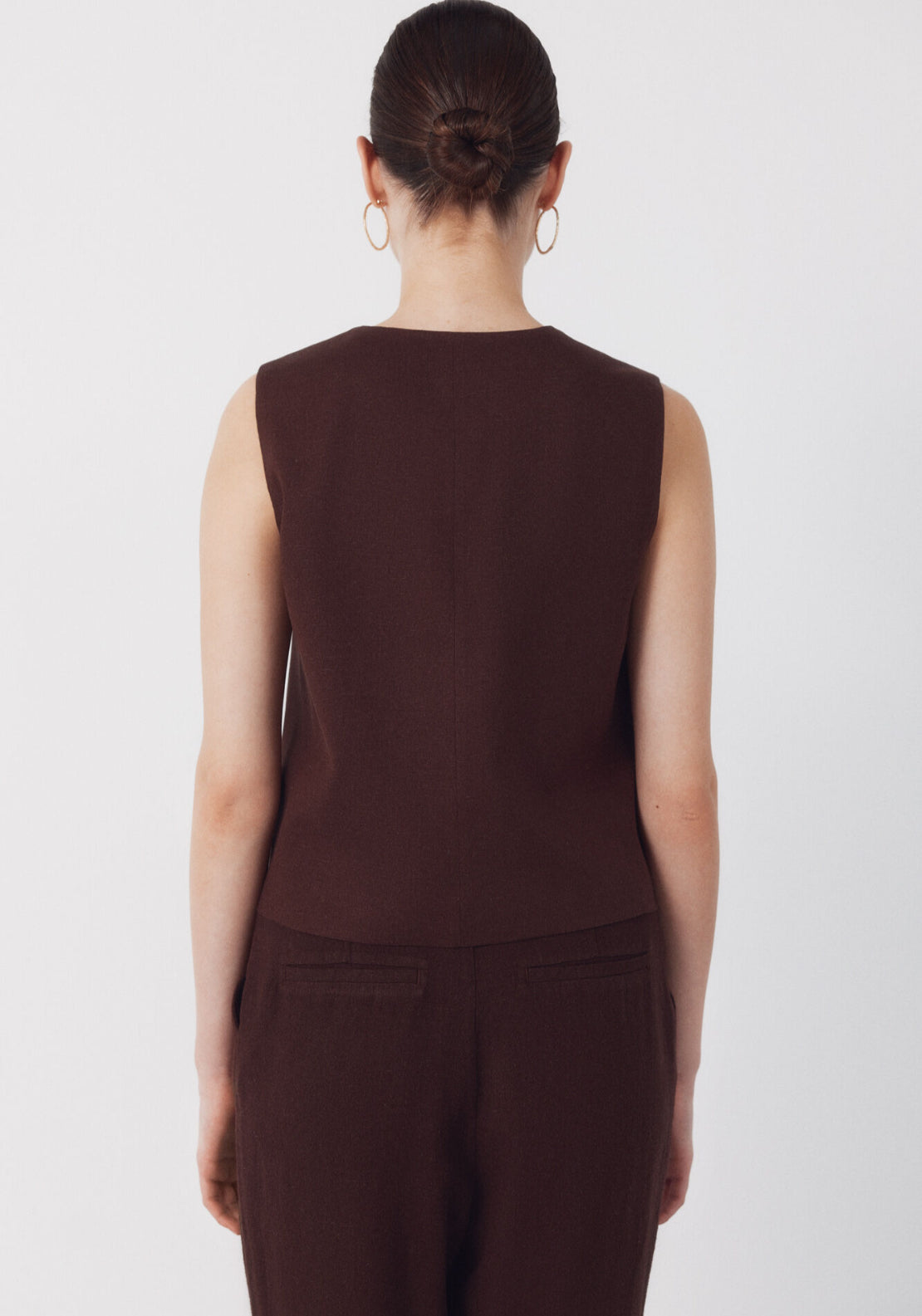 Tailored Waistcoat - Dark Brown