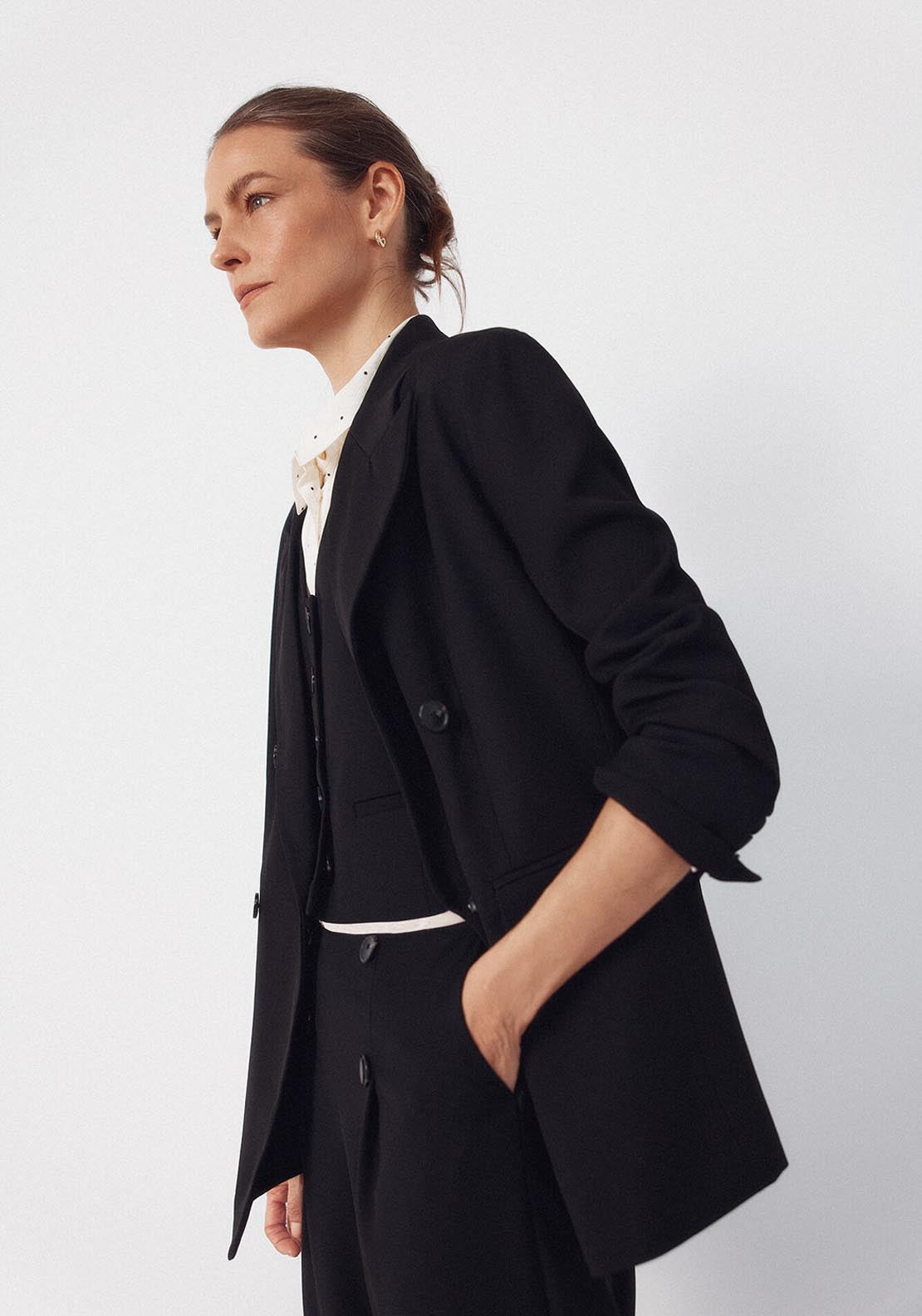 Tailored Blazer - Black