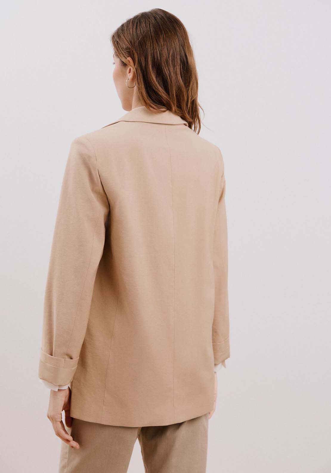 Cortefiel Light blazer - Beige/camel 5 Shaws Department Stores