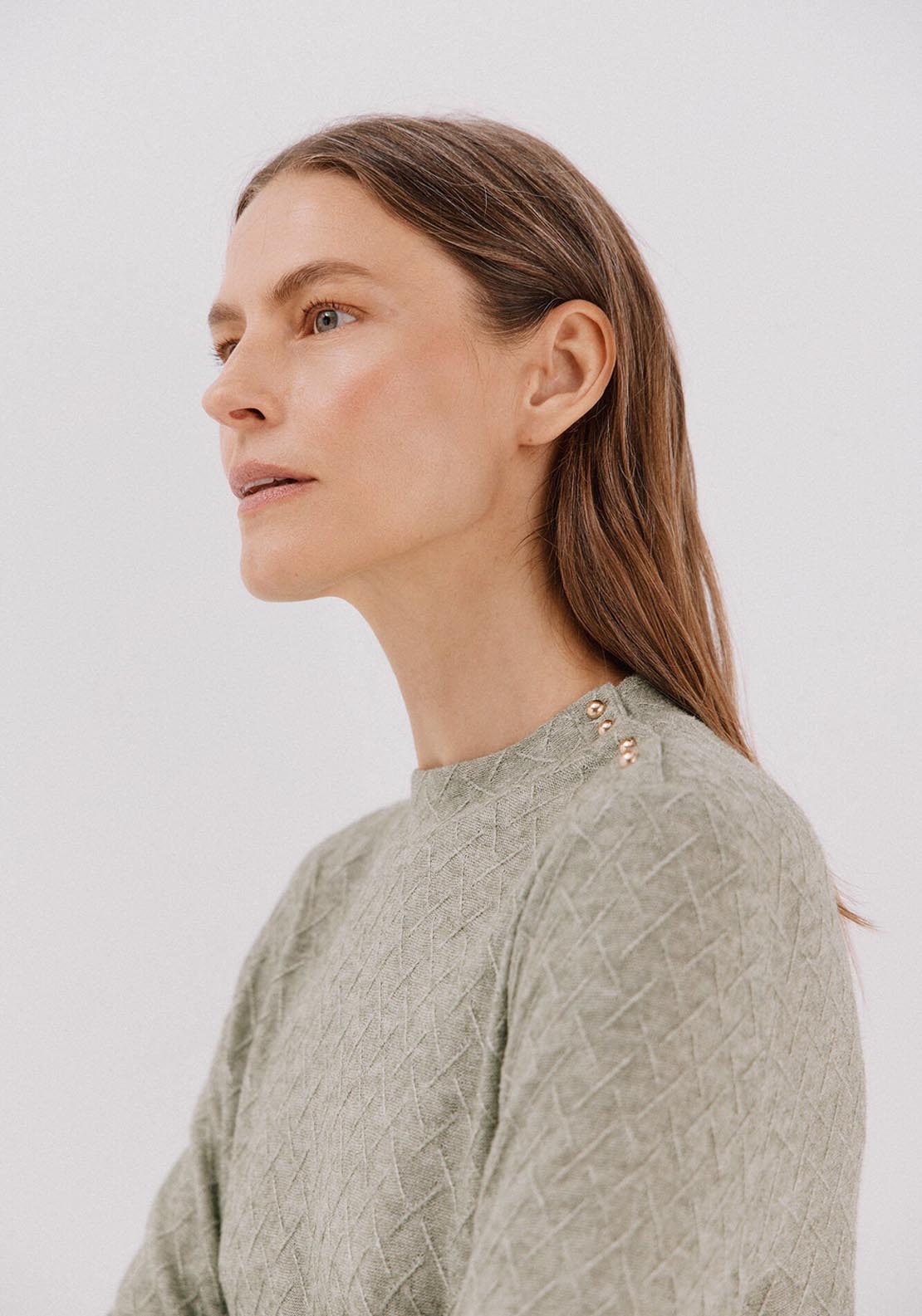 Rhombus Structure Top - Green