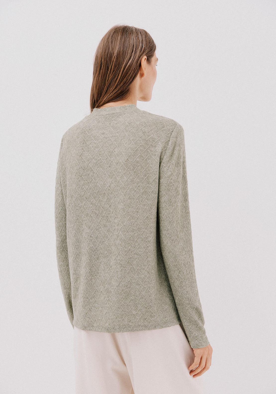 Rhombus Structure Top - Green