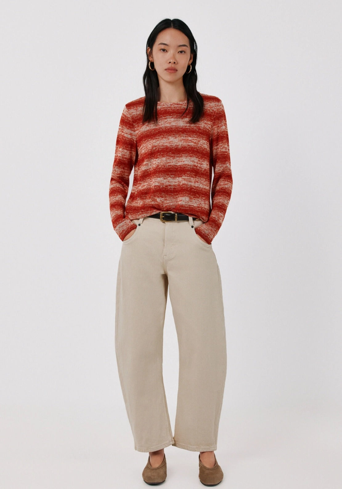Striped Box Sweater - Multicoloured