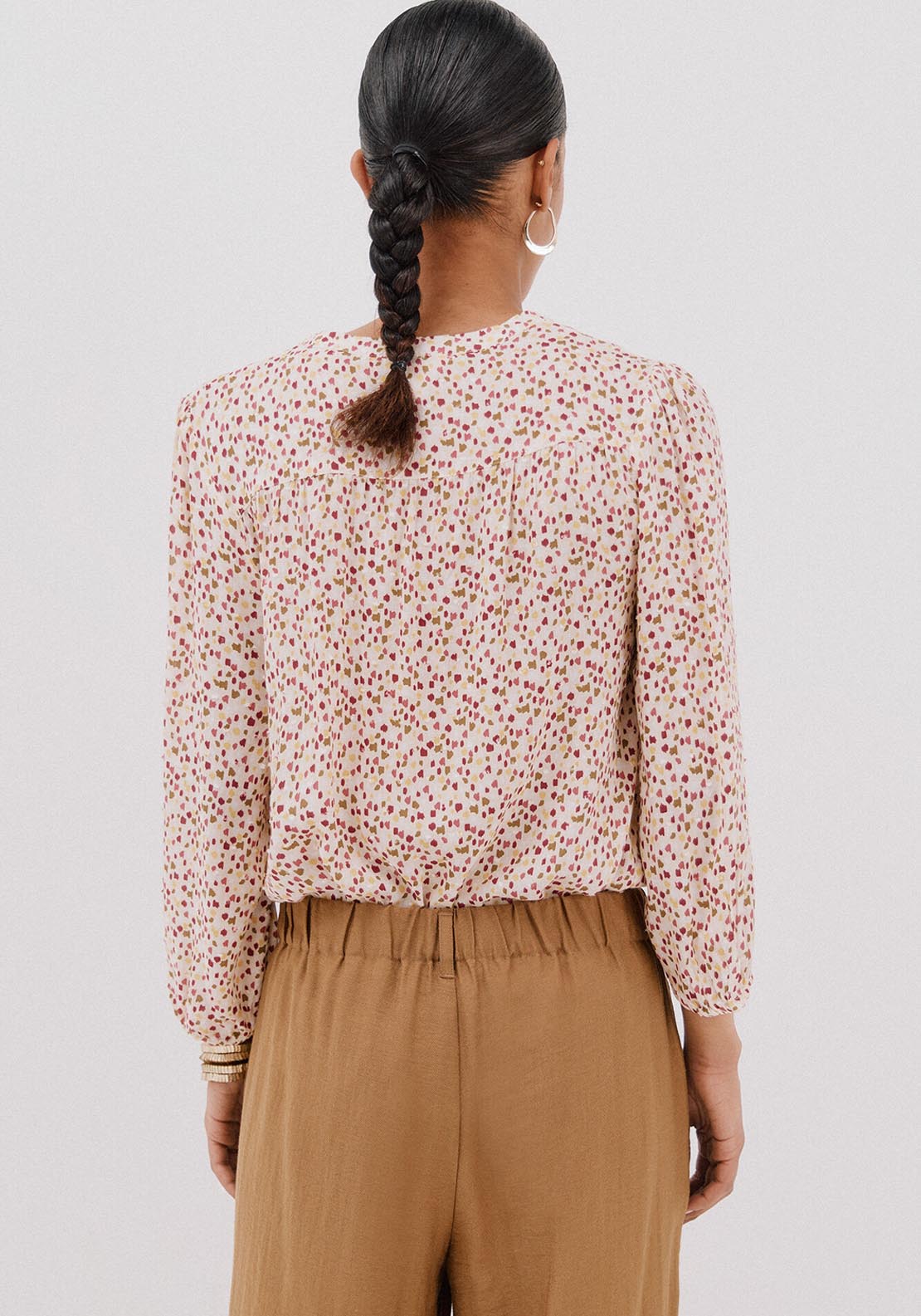 Cortefiel Plumetti Blouse - Multicolour 2 Shaws Department Stores
