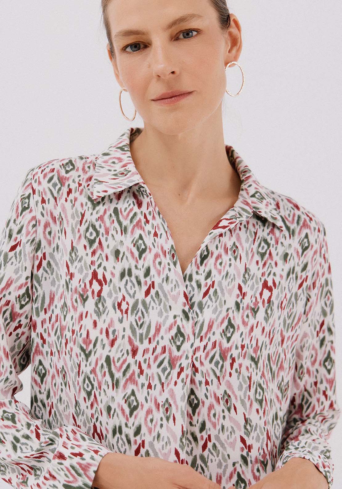 Pleated Shirt - Multicolour