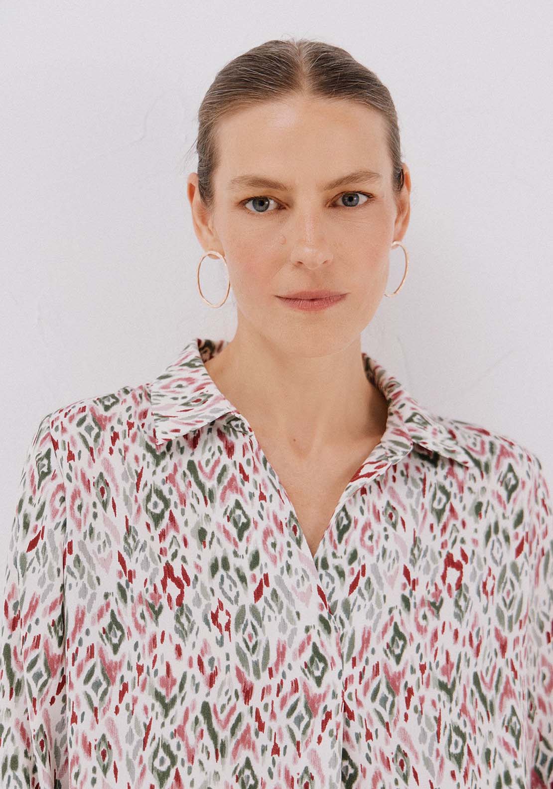 Pleated Shirt - Multicolour