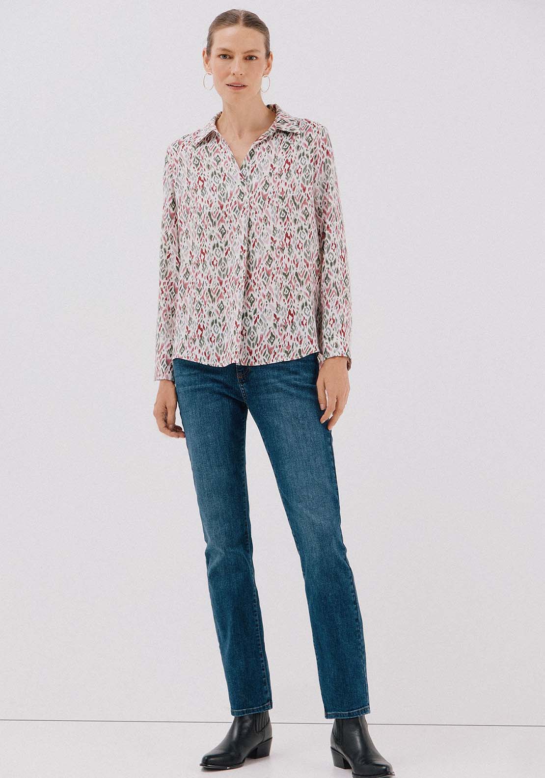 Pleated Shirt - Multicolour