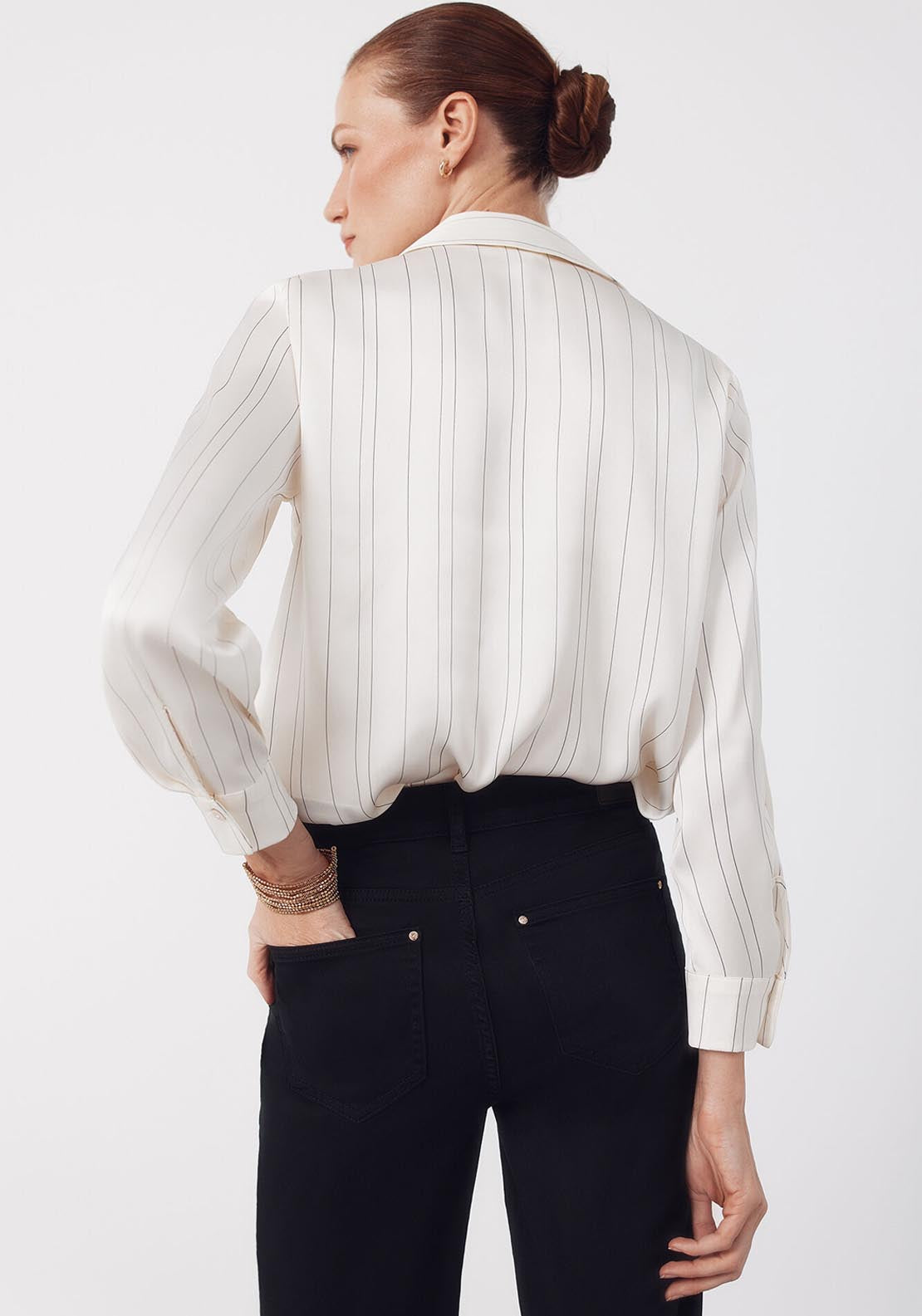 Satin Finish Shirt - Burgundy