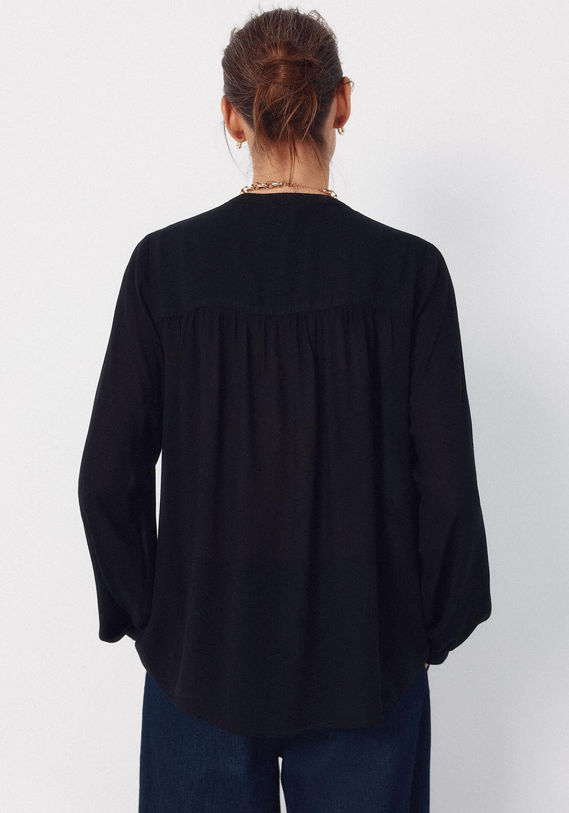 Round Neck Blouse - Multicolour