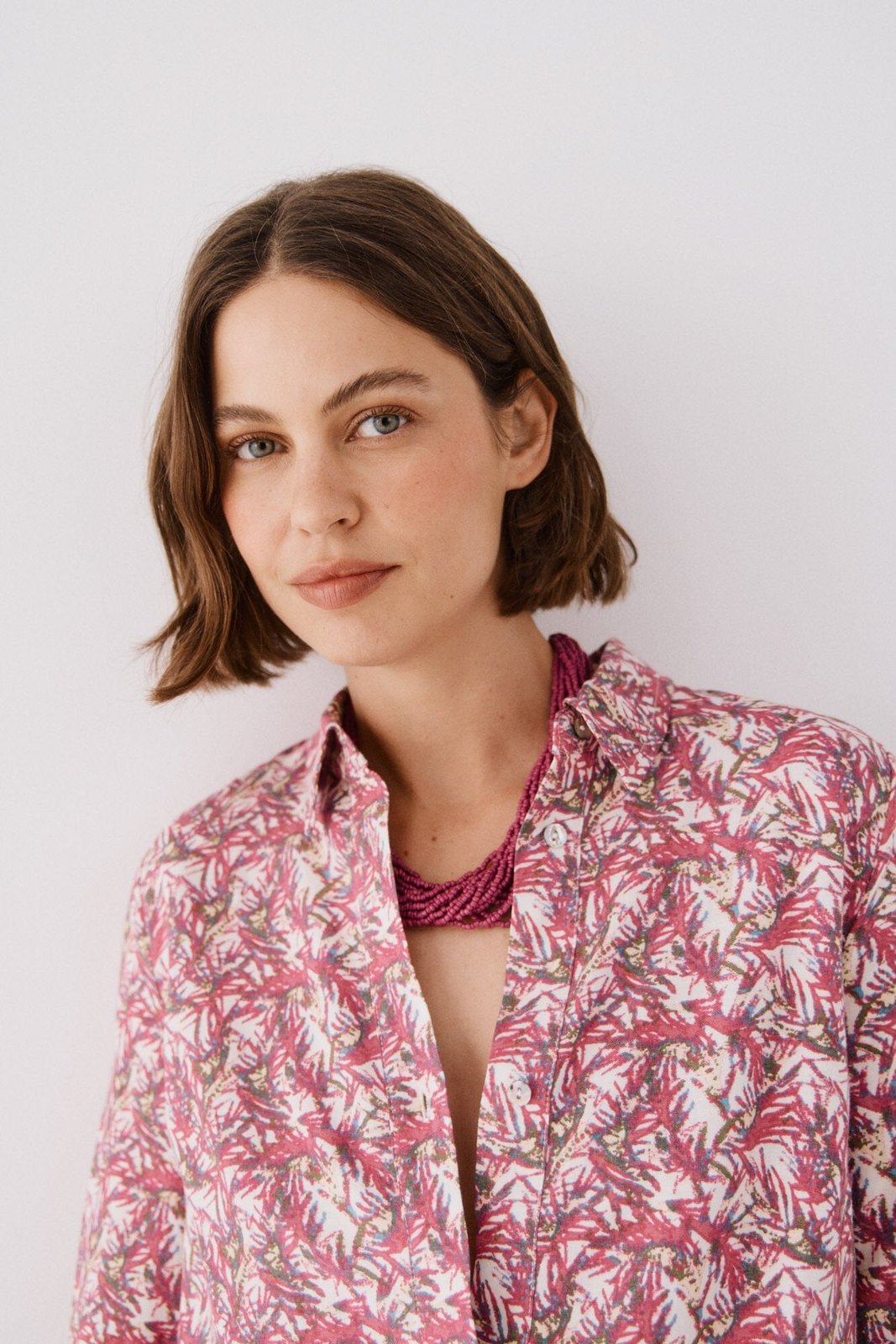 Cortefiel Printed Shirt With Knot - Multicoloured 4 Shaws Department Stores