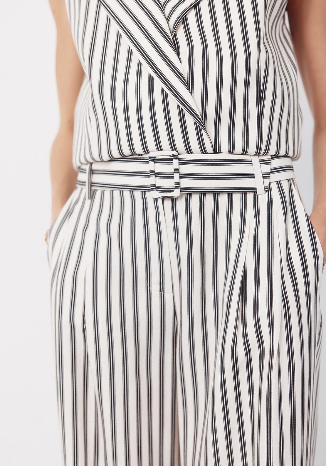 Cortefiel Striped Suit Trousers - Printed 6 Shaws Department Stores