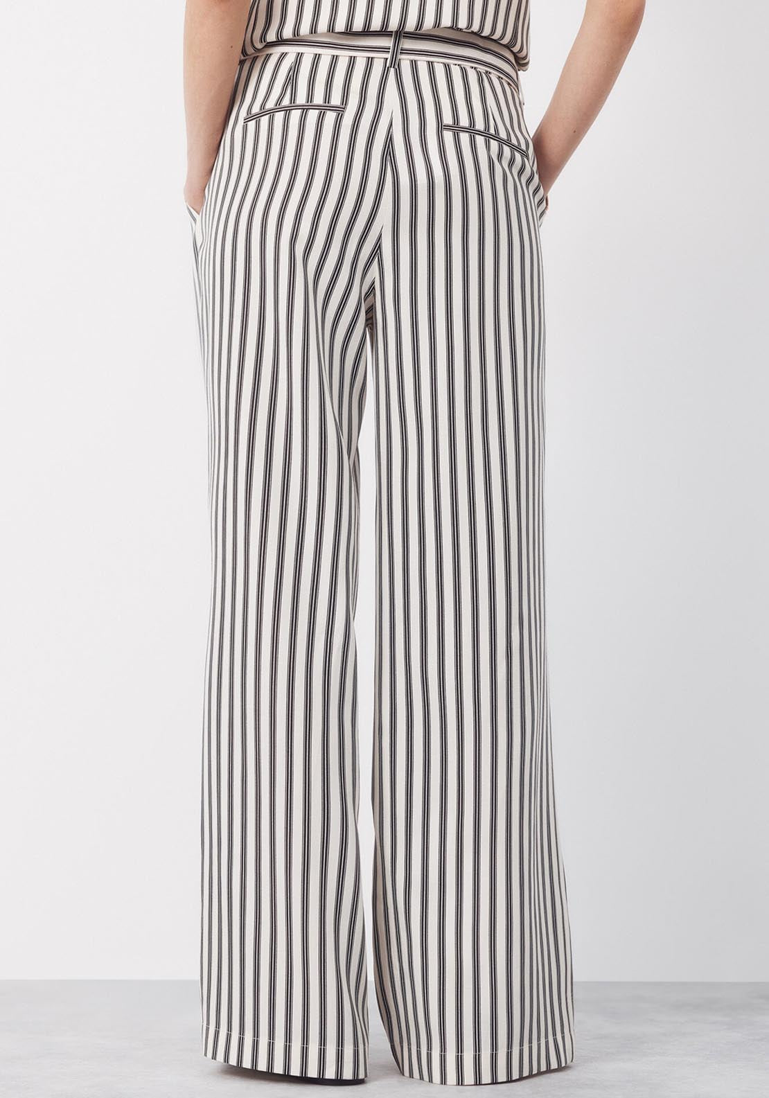 Cortefiel Striped Suit Trousers - Printed 2 Shaws Department Stores