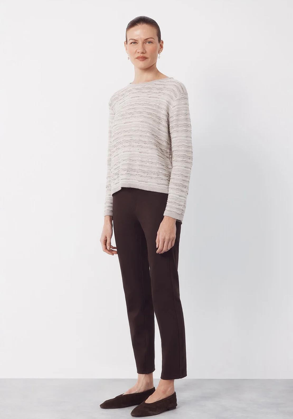 Cortefiel 5 Pocket Cut Leggings - Brown 5 Shaws Department Stores