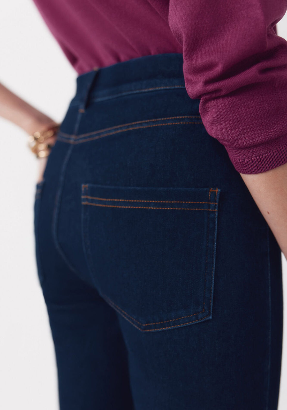 Cortefiel Jersey Knit Denim Legging - Blue 3 Shaws Department Stores