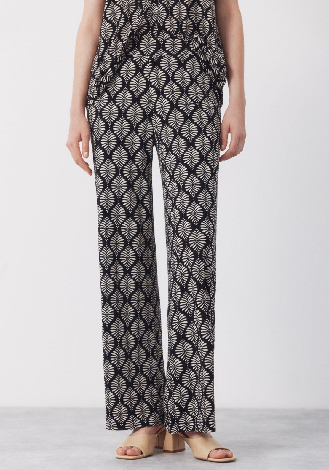 Cortefiel Jersey Knit Trousers - Multicolour 1 Shaws Department Stores