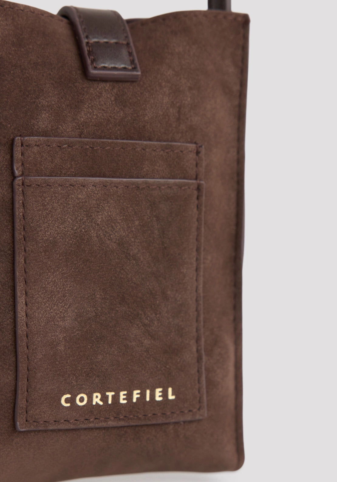 Two Material Phone Case - Dark Brown