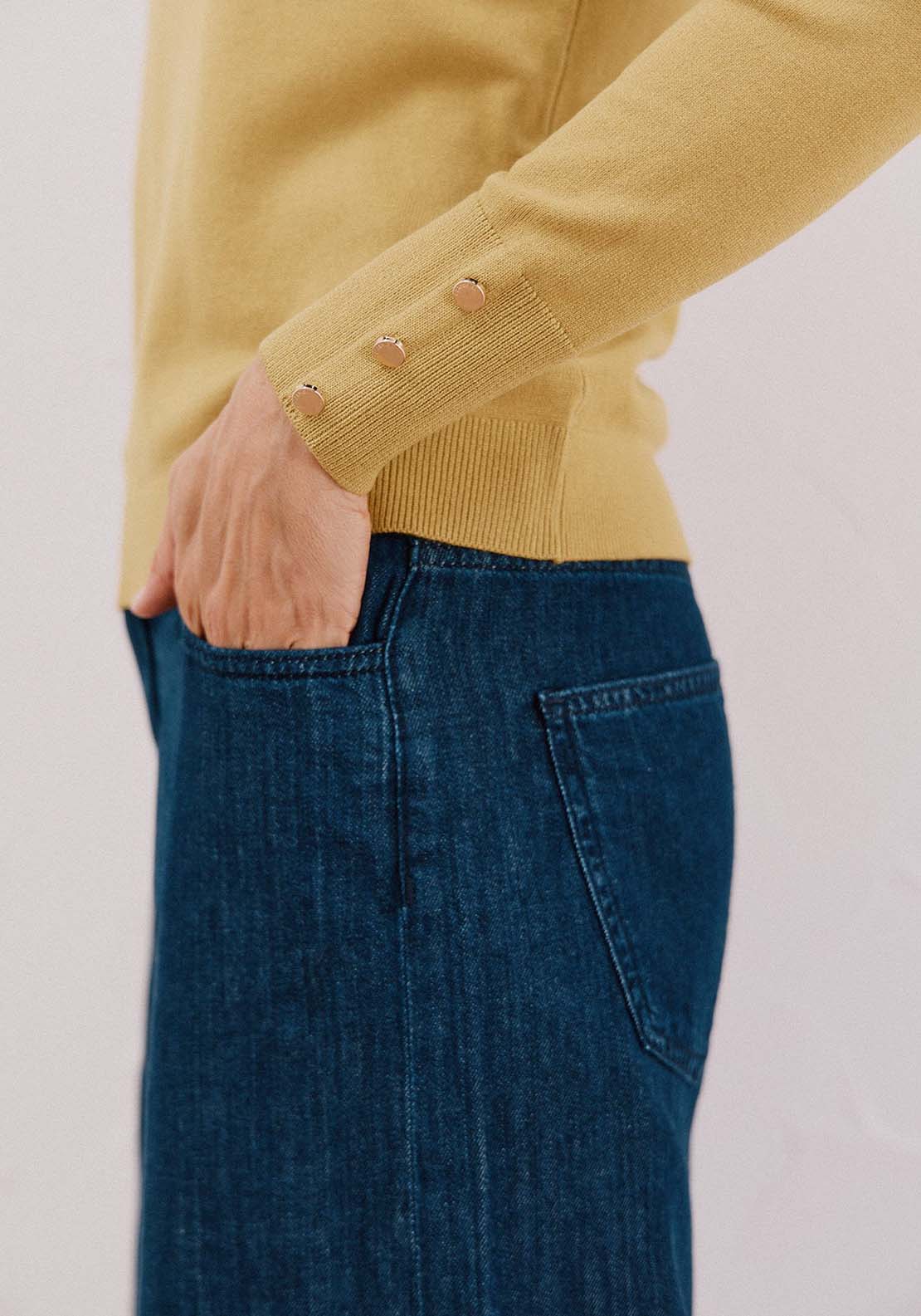 Short Sleeve Sweater - Green