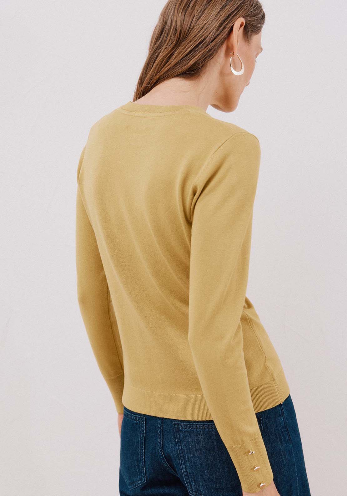 Short Sleeve Sweater - Green