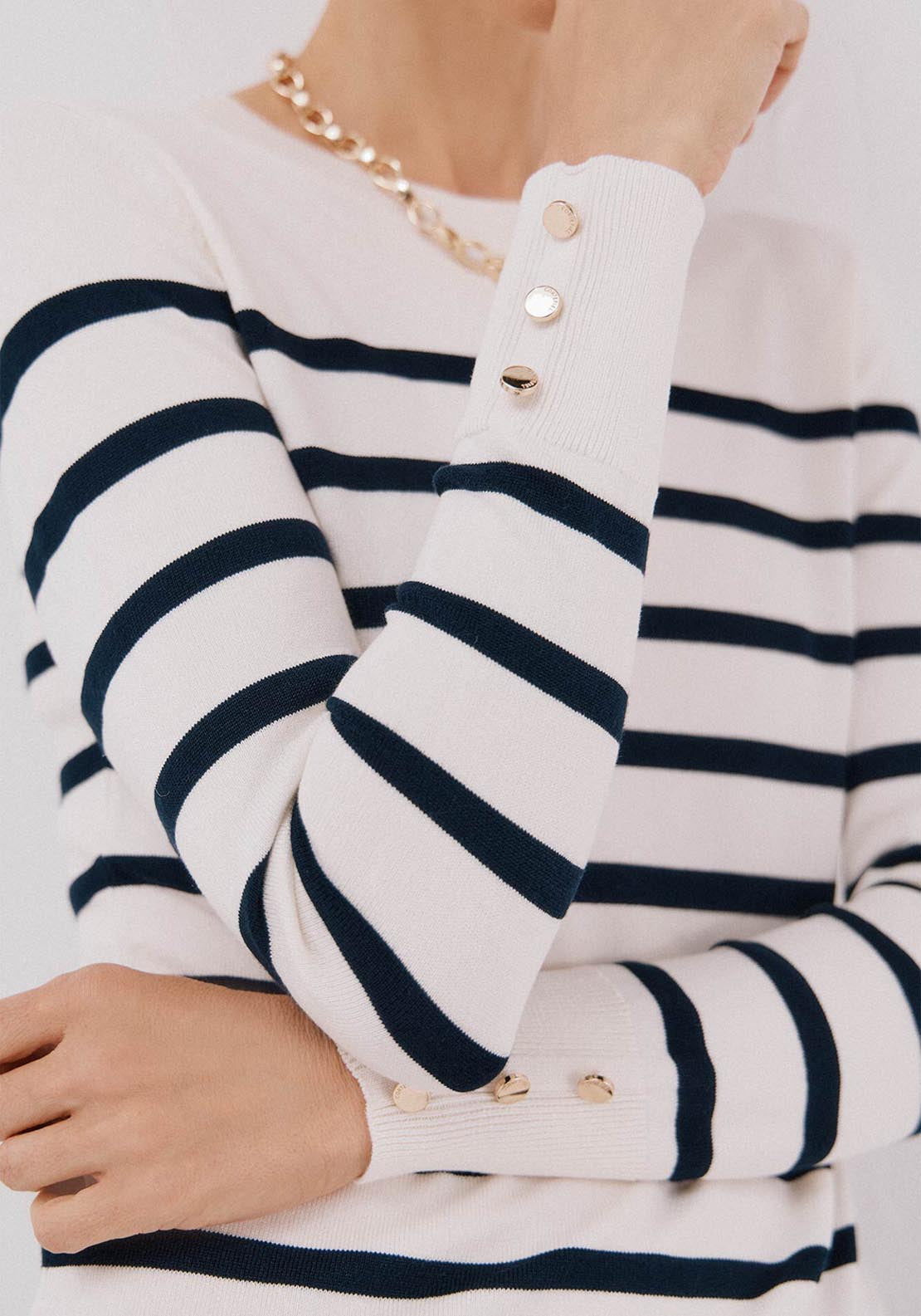 Short Sleeve Sweater - Cream