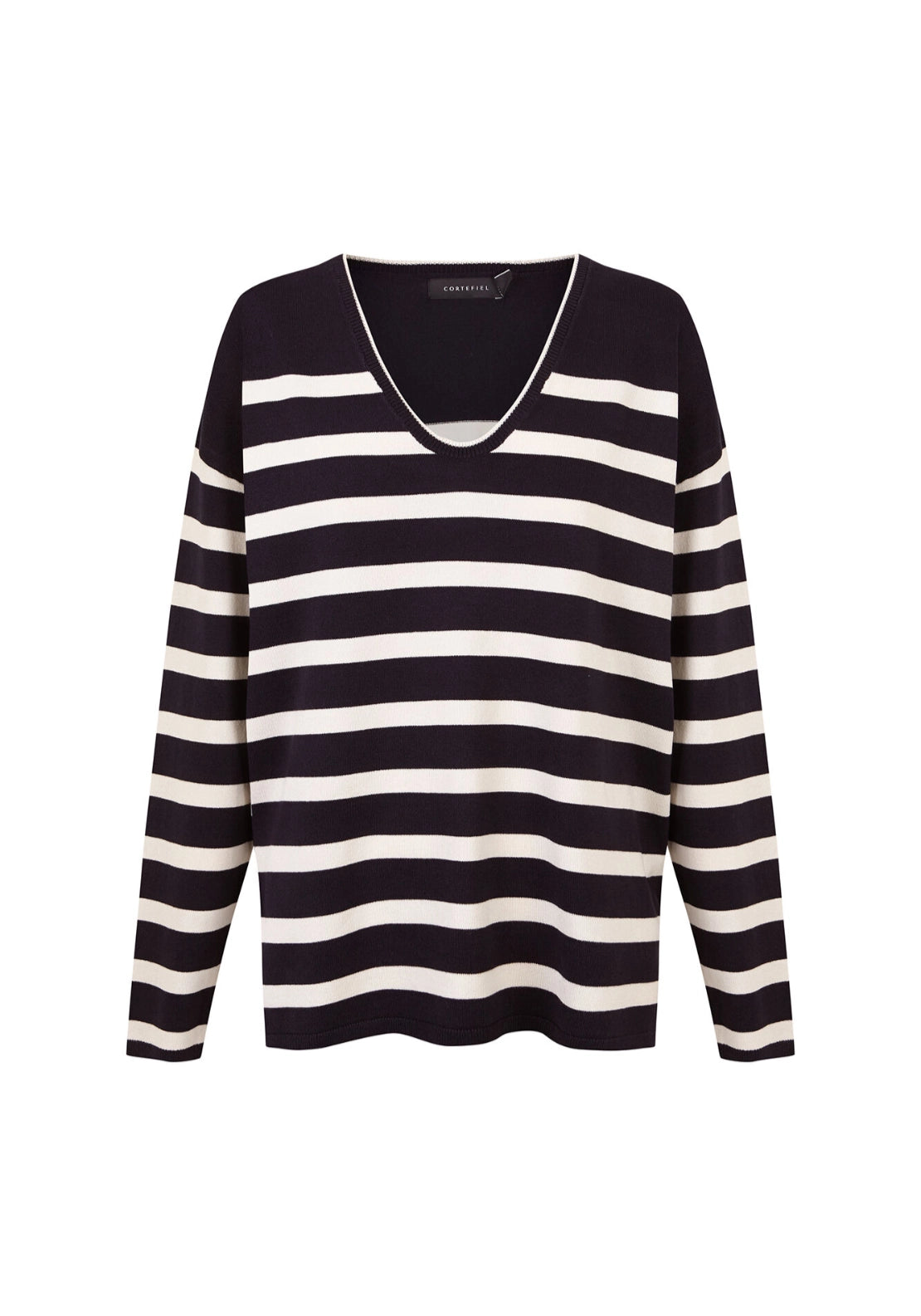 V-Neck Jumper - Blue Print