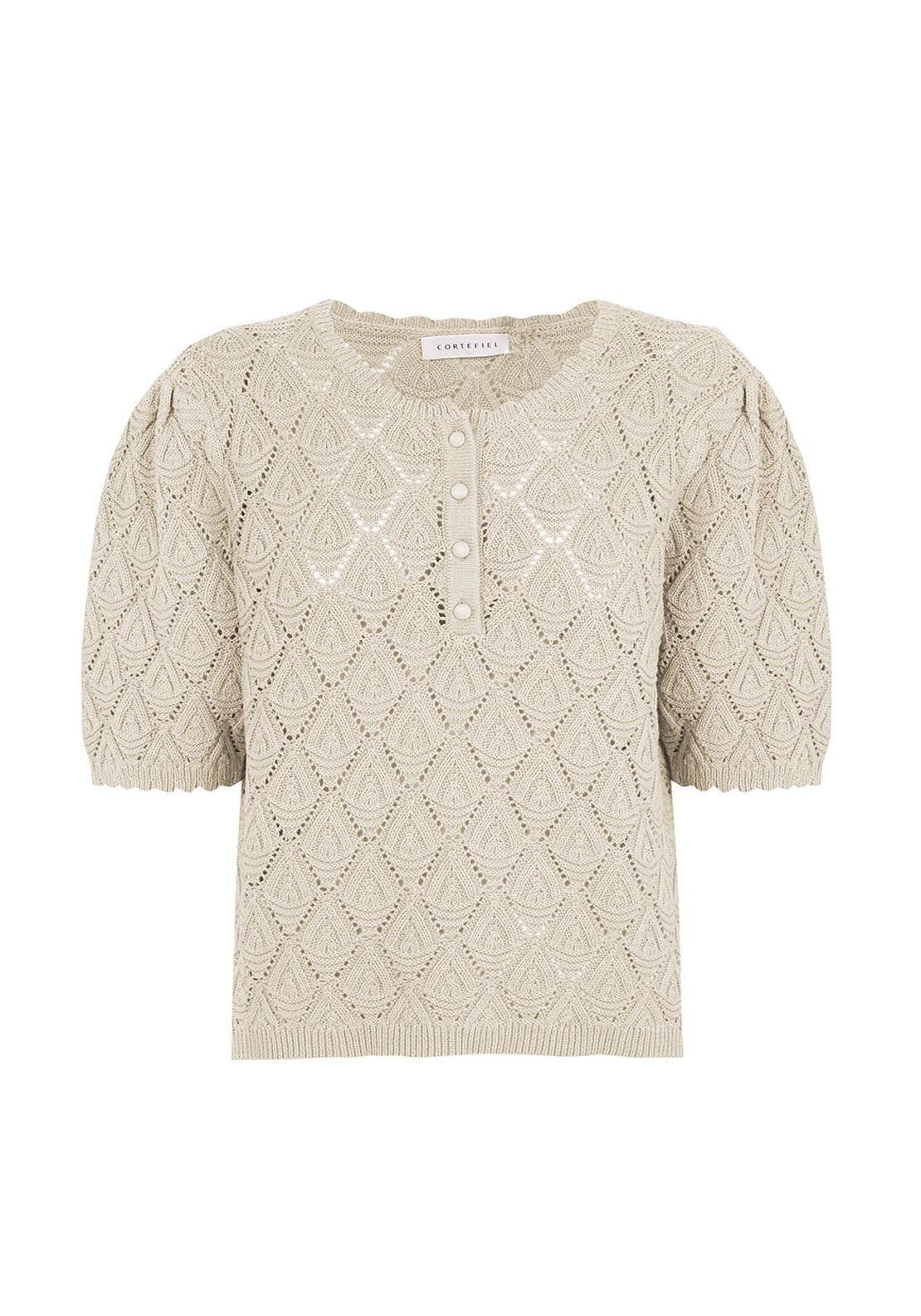 Cortefiel Jumper - Ivory 6 Shaws Department Stores