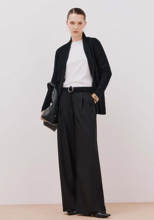 Shawl Collar Jacket - Black