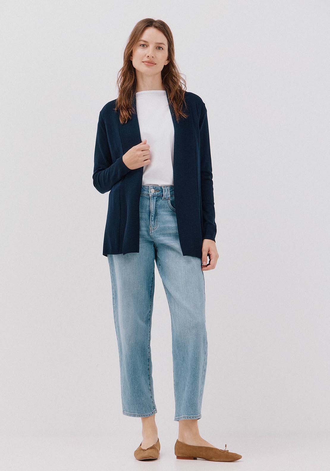 Shawl Collar Jacket - Blue