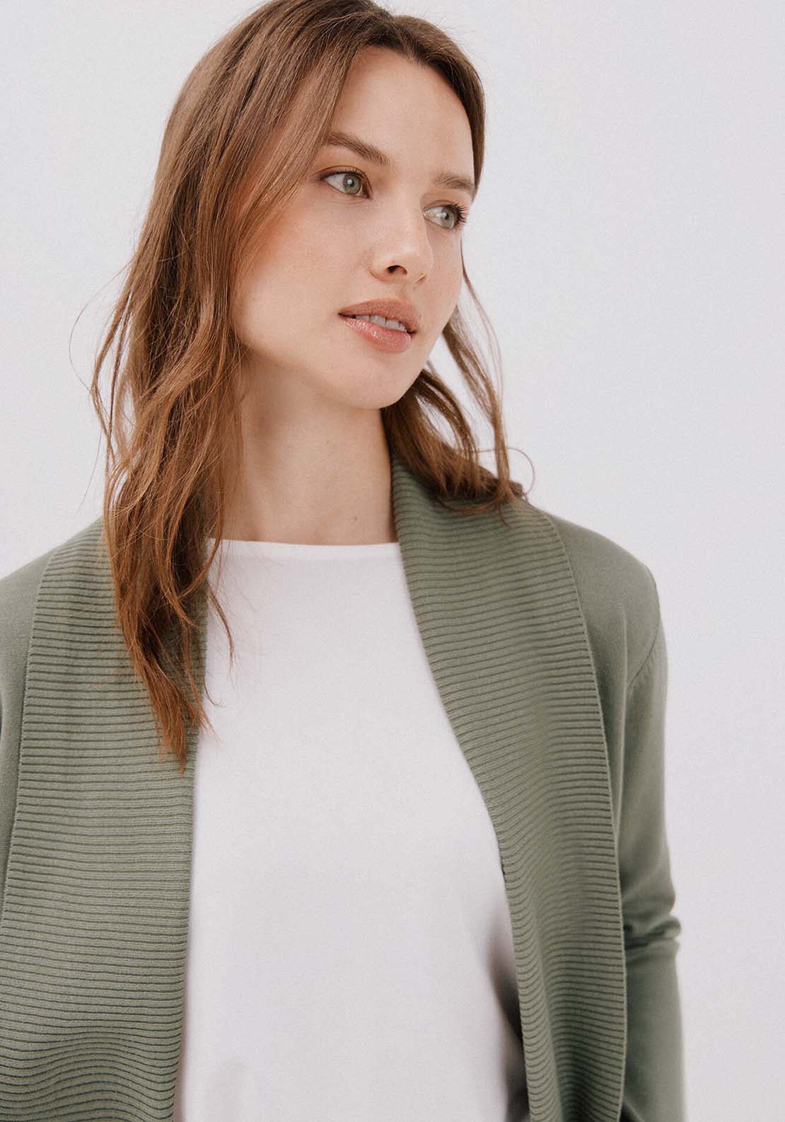 Shawl Collar Jacket - Beige