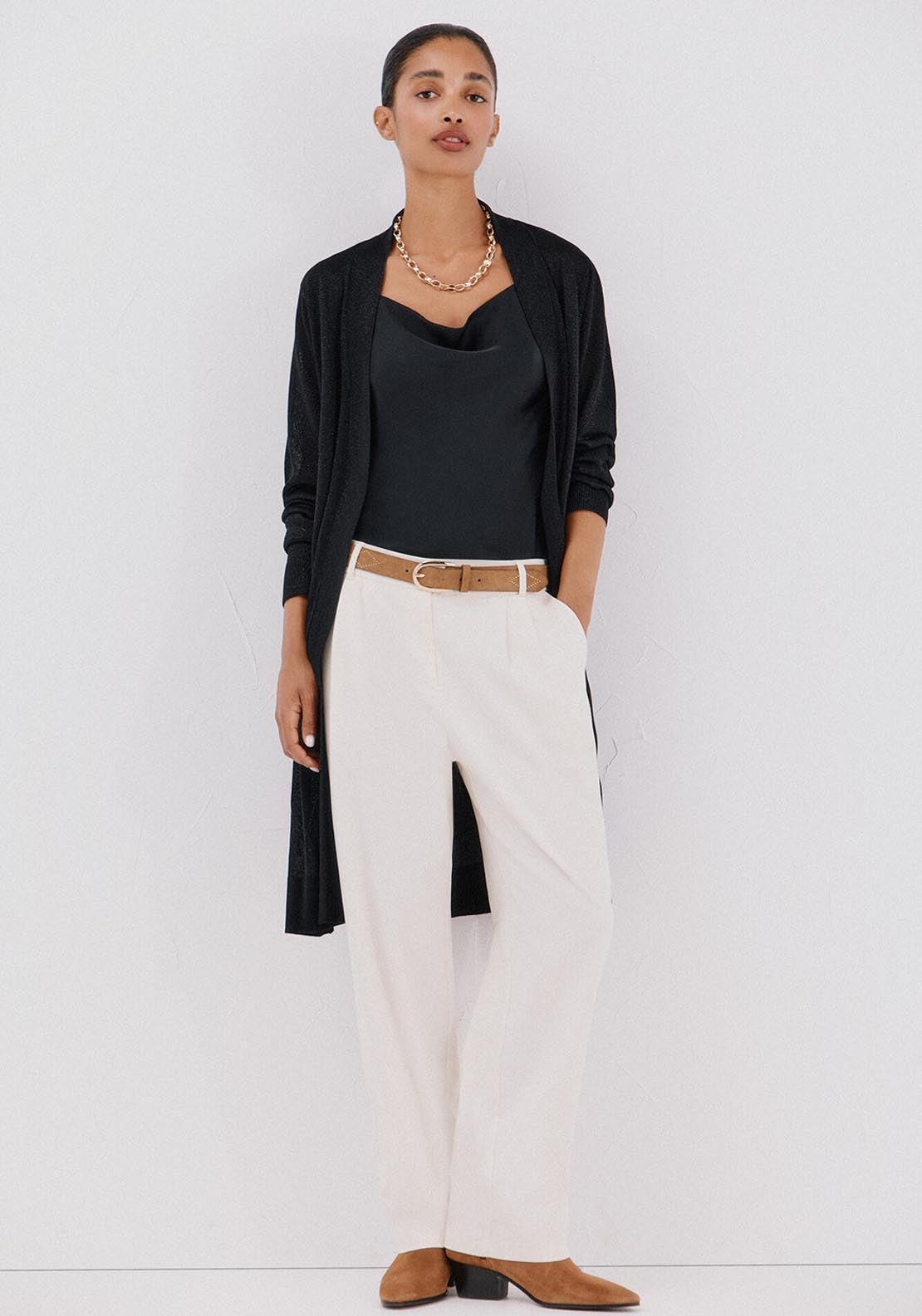 Short Sleeve Sweater - Black