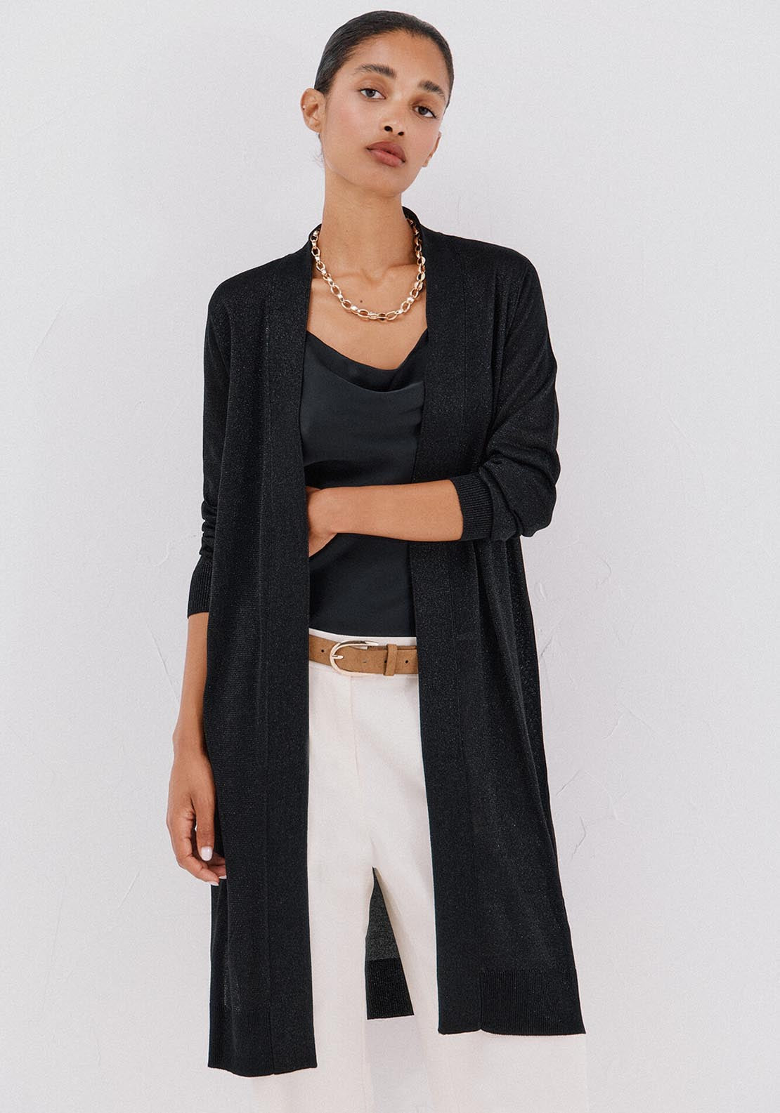 Short Sleeve Sweater - Black