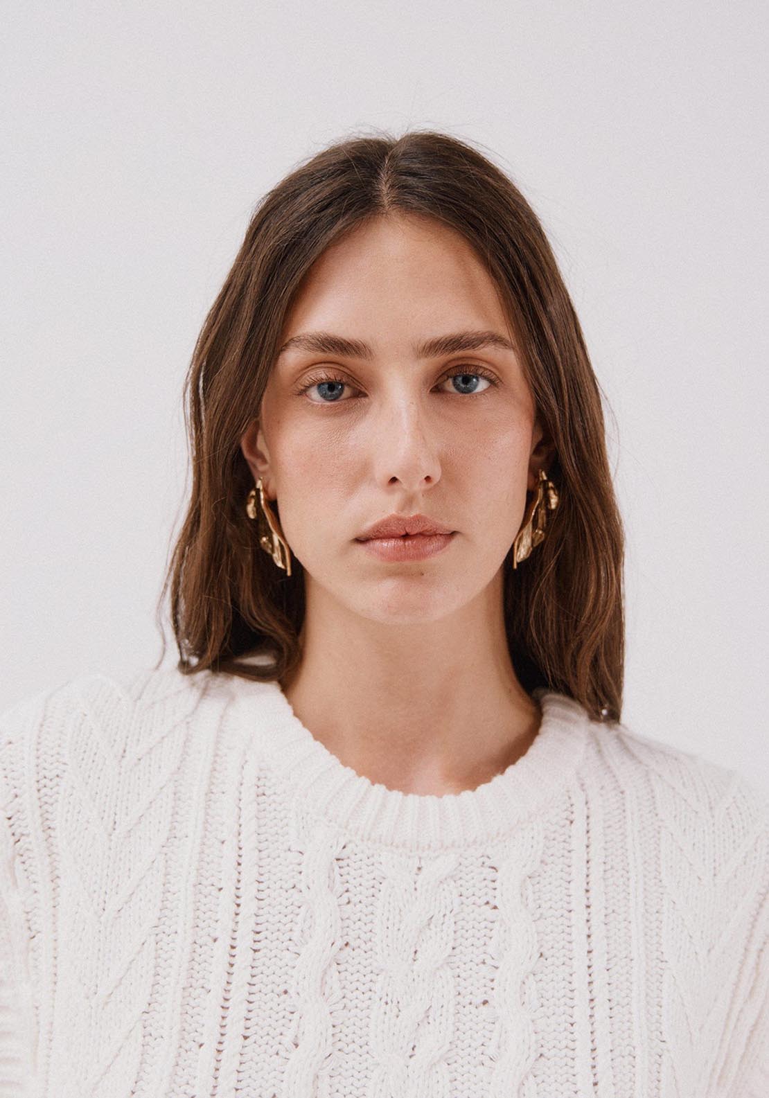 Cortefiel Side Button Vest - Cream 4 Shaws Department Stores