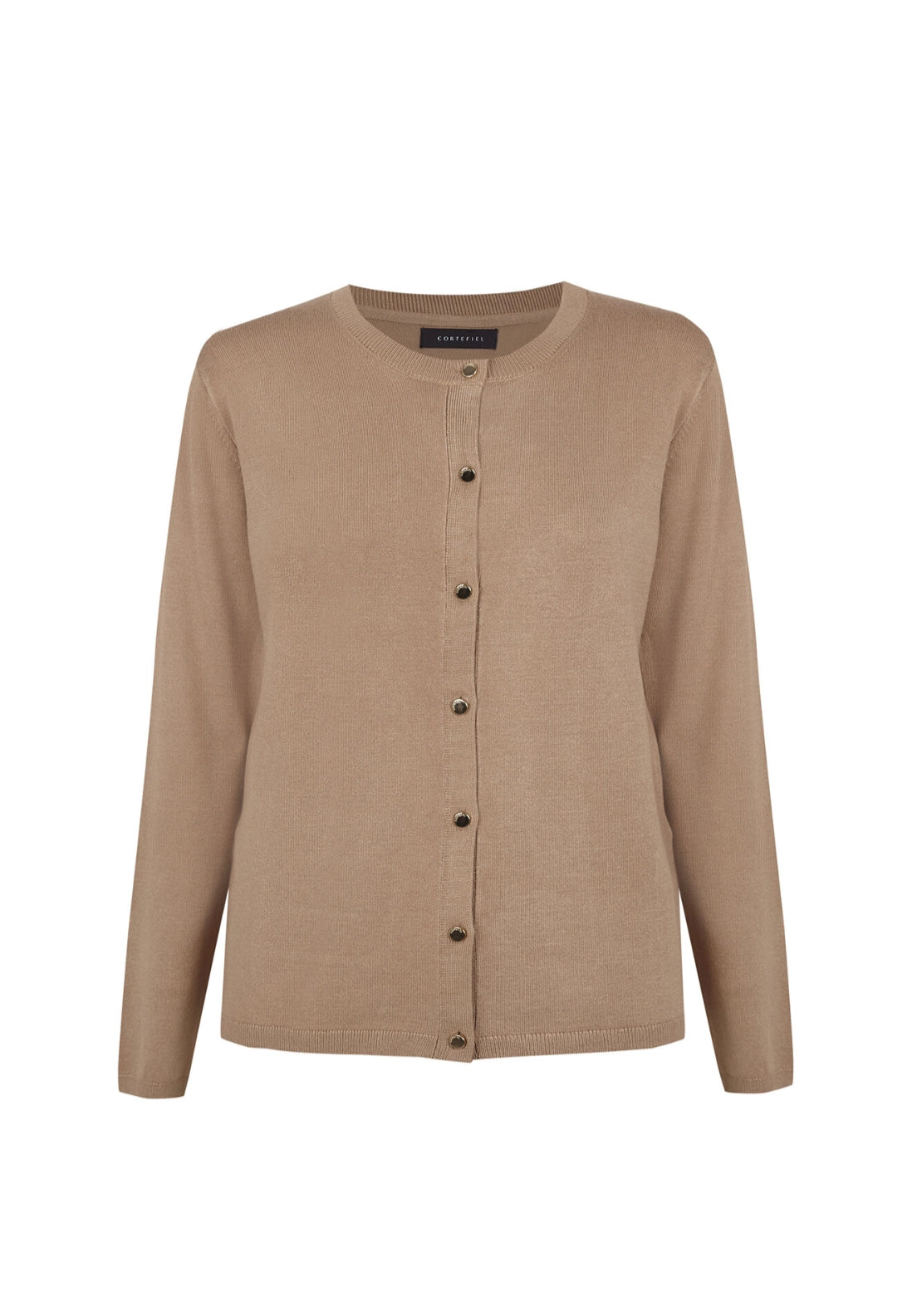 Basic Knit Cardigan - Sand