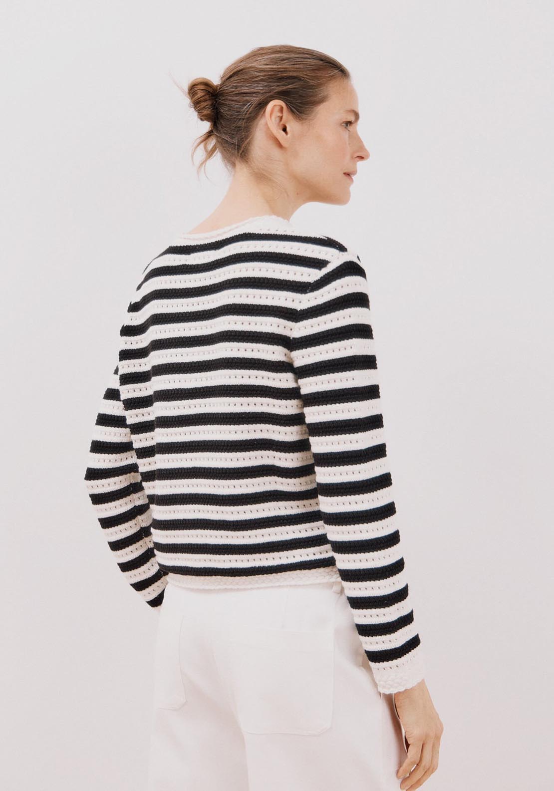 Cortefiel Short Jacket With Buttons - Black 5 Shaws Department Stores