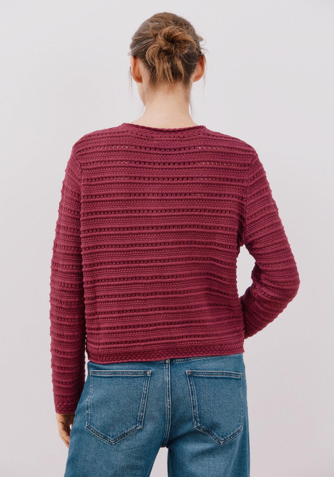 Cortefiel Short Jacket With Buttons - Fuchsia 5 Shaws Department Stores