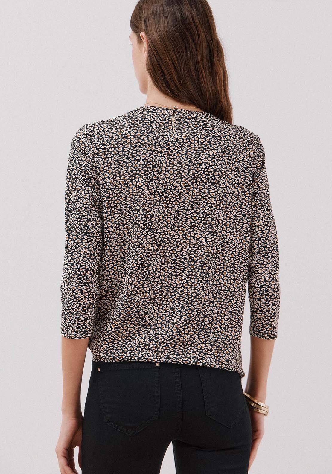 Basic Mandarin Neckline -Shirt - Grey