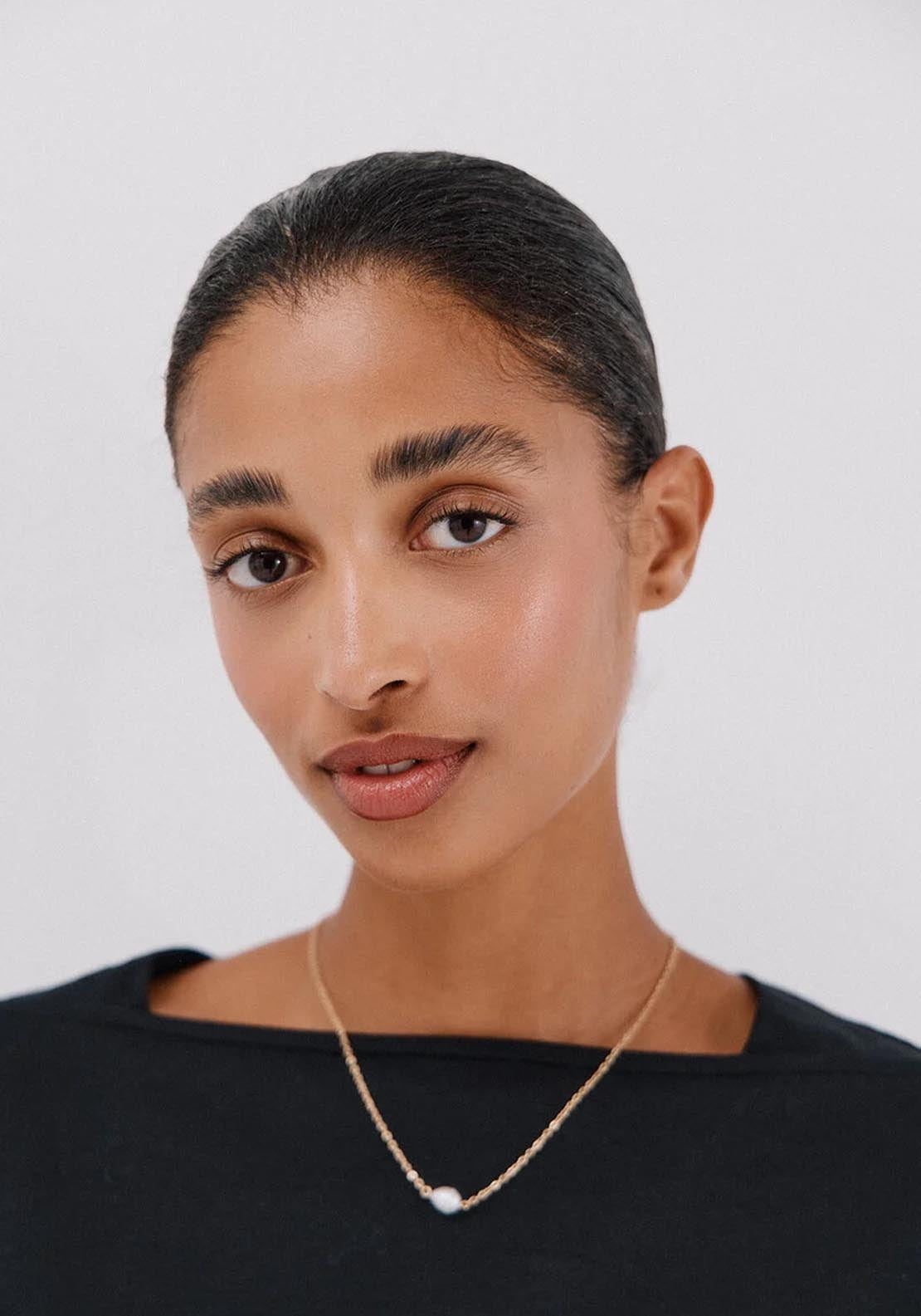 Essential Boat Neck T-Shirt - Black