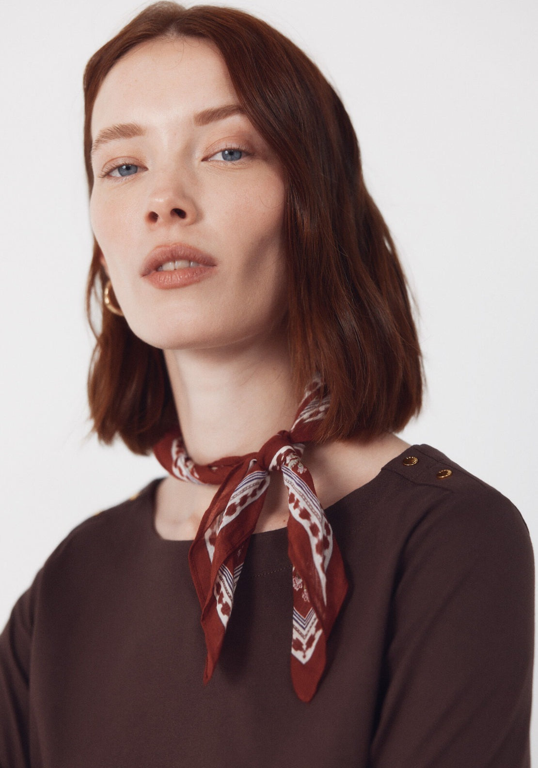 Cortefiel Essential Lightweight T Shirt - Brown 4 Shaws Department Stores
