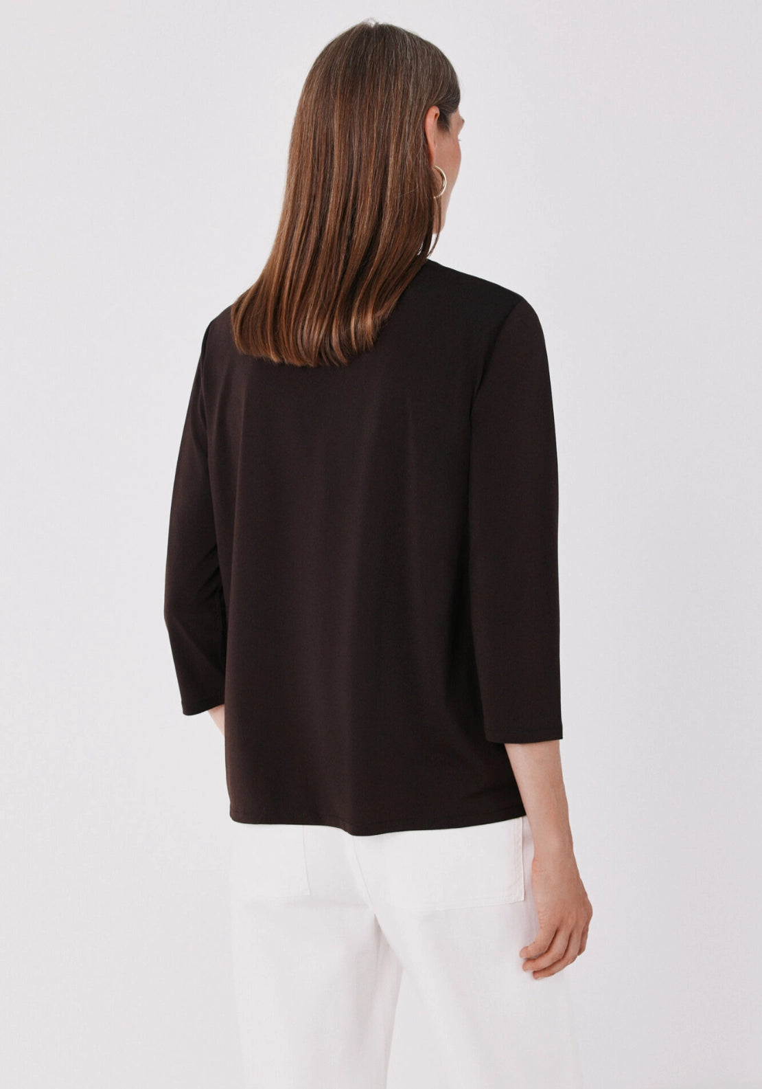 Henley T-Shirt - Dark Brown
