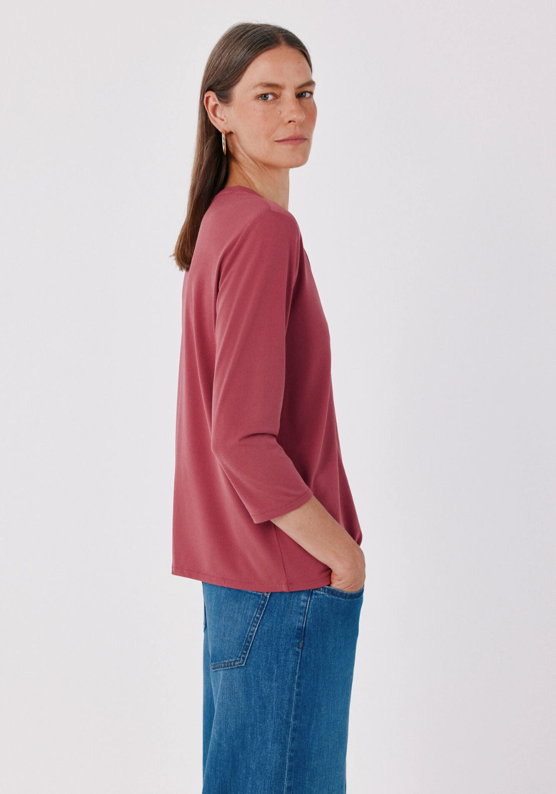 Henley T-Shirt - Pink