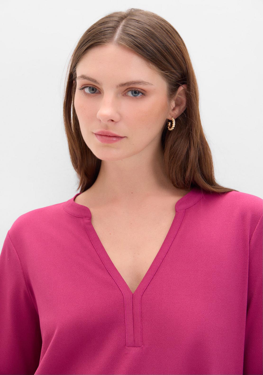 Cortefiel Essential Fluid T-Shirt - Wine 3 Shaws Department Stores