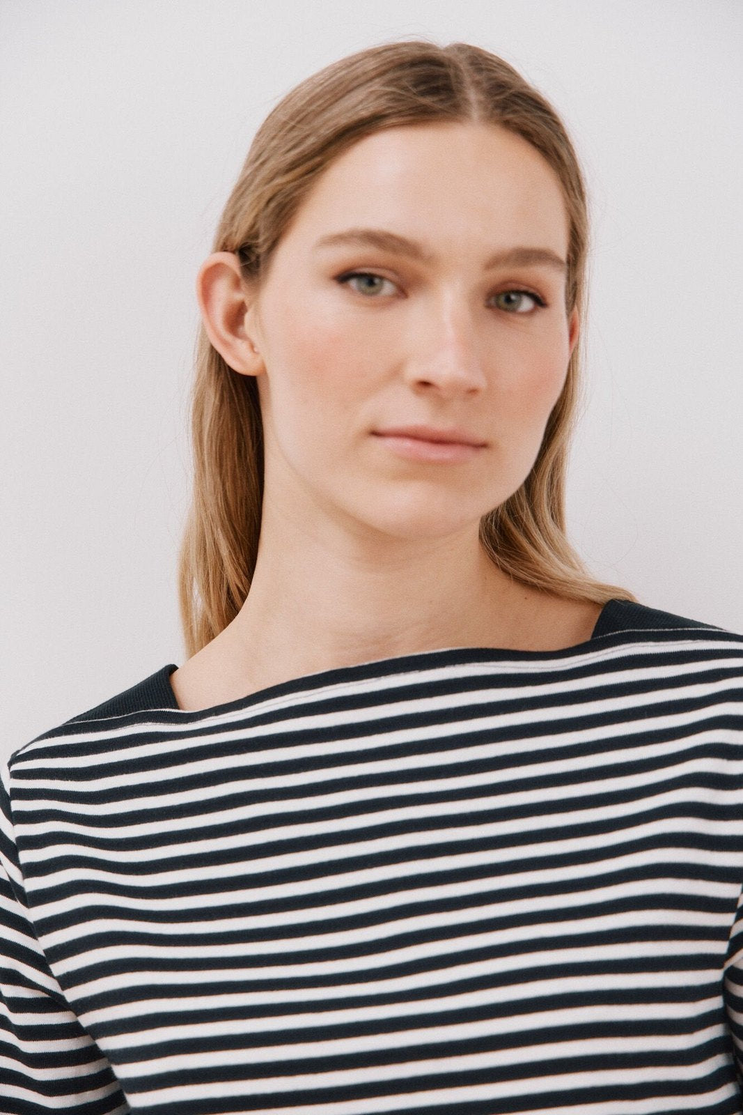 Cortefiel Striped t-shirt - Blue Print 5 Shaws Department Stores