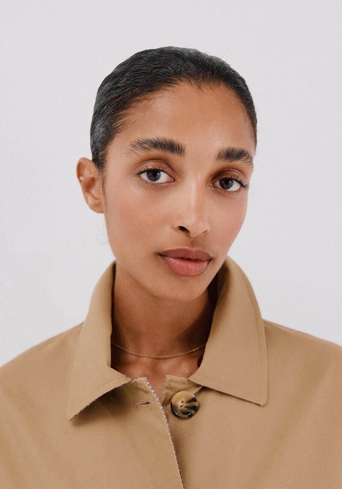 Long Trench Coat - Beige