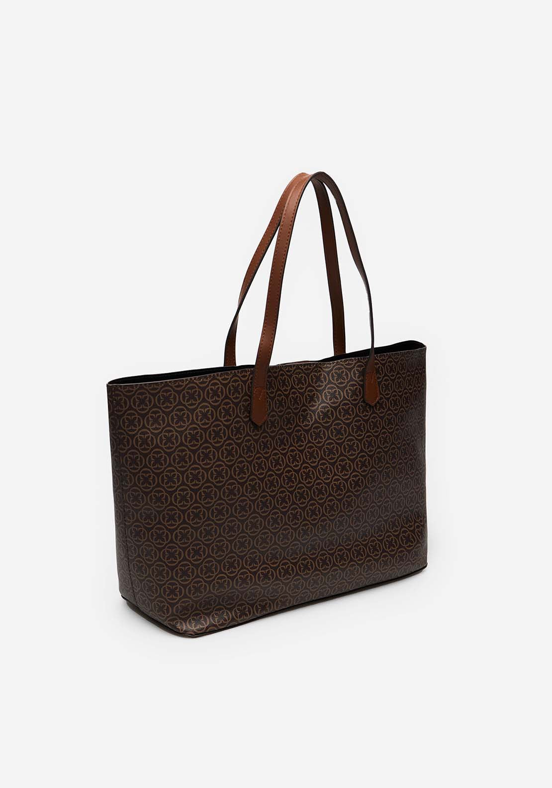 Monogram Shopper - Brown