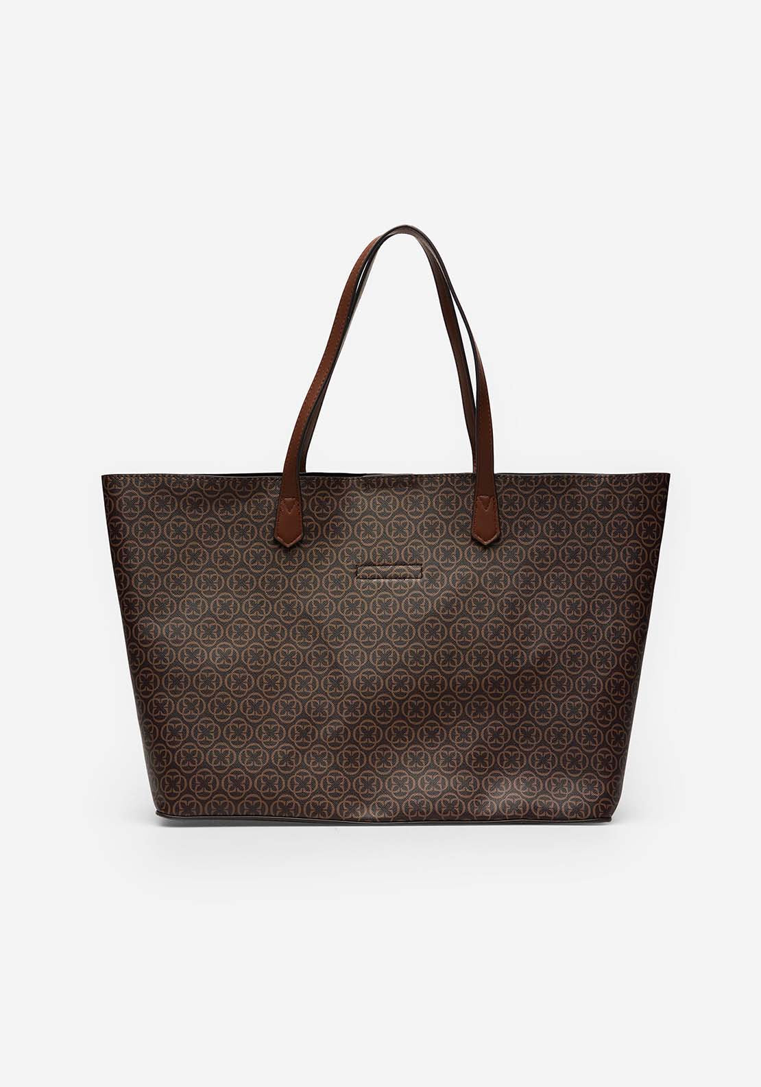 Monogram Shopper - Brown