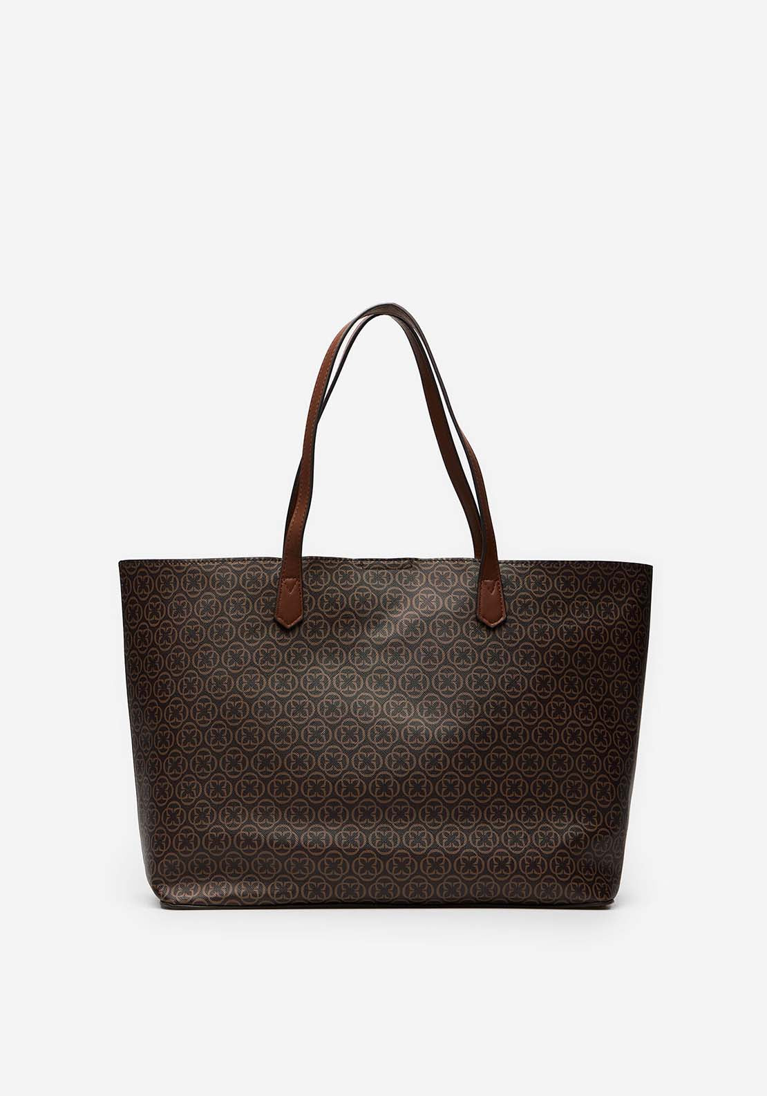 Monogram Shopper - Brown