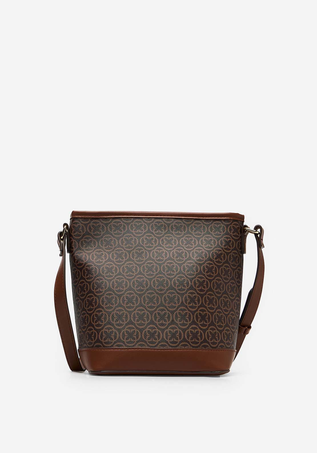 Bucket Monogram Bag - Brown