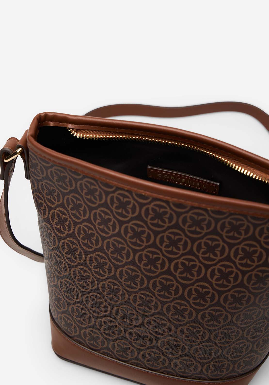Bucket Monogram Bag - Brown