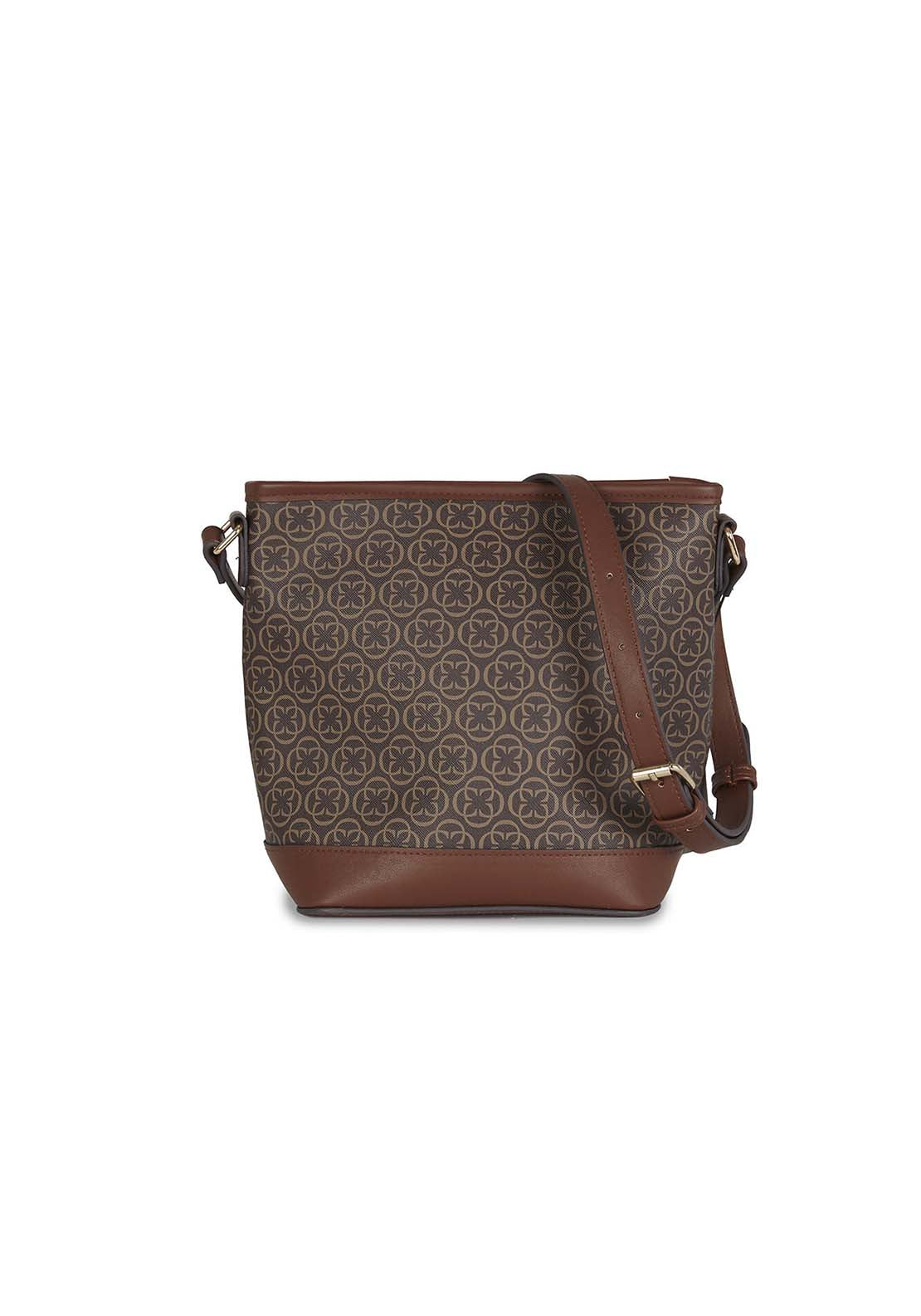 Bucket Monogram Bag - Brown