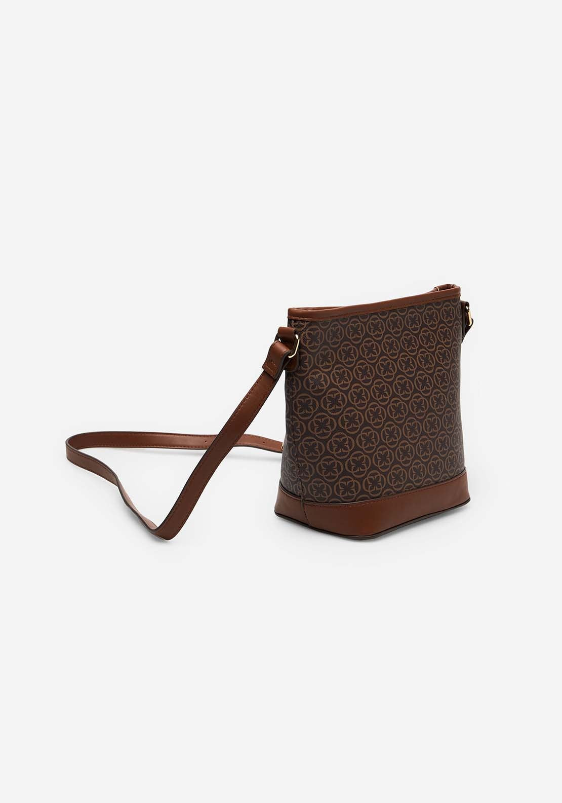 Bucket Monogram Bag - Brown