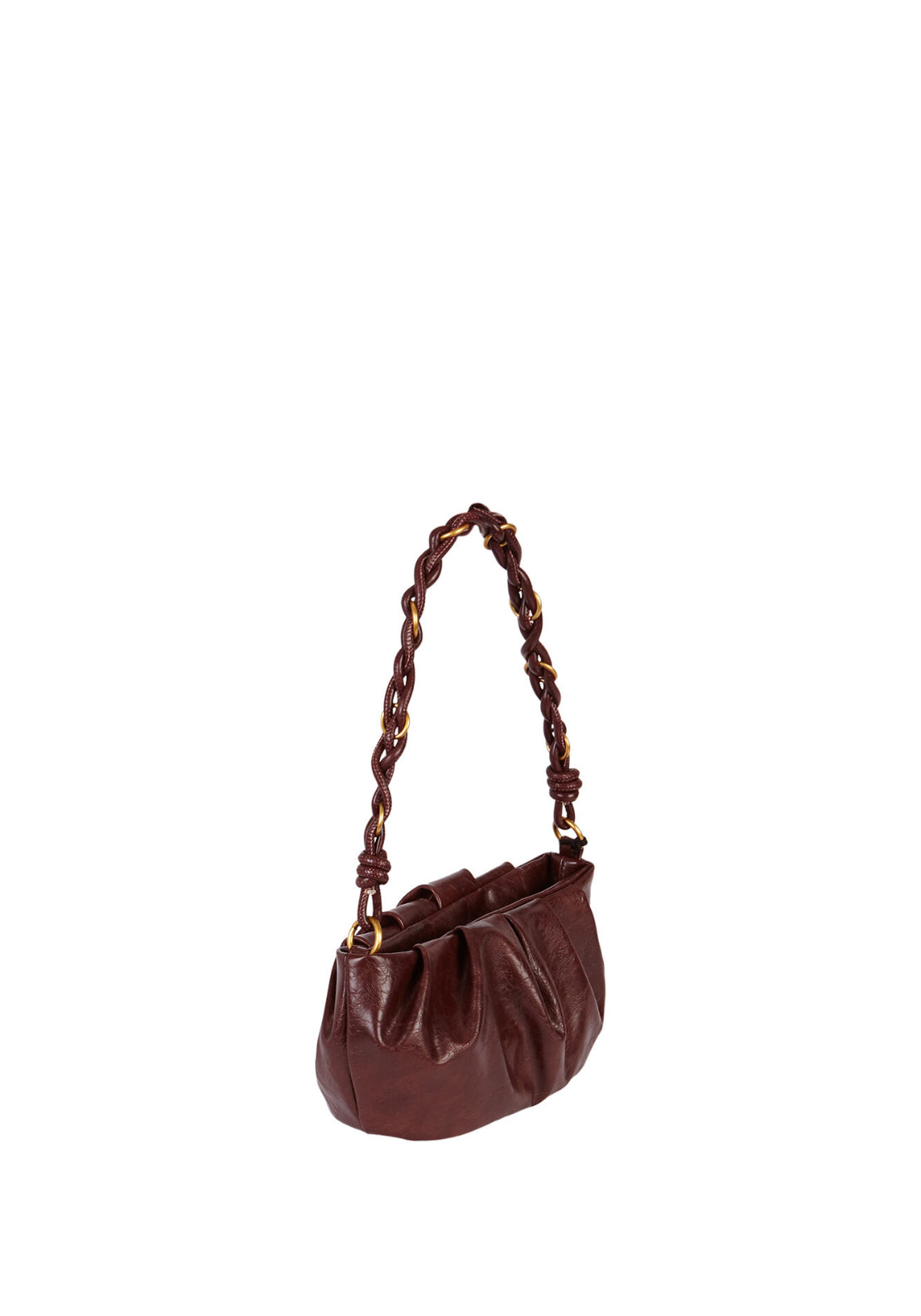 Cortefiel Ruched Little Bag - Red 2 Shaws Department Stores